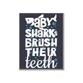 Picture of Sharky Teeth _GroupedProduct_Rectangle_Portrait_Mini_ _GroupedProduct_Rectangle_Portrait_Canvas_Framed_