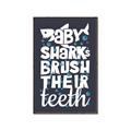 Picture of Sharky Teeth _GroupedProduct_Rectangle_Portrait_Mini_ _GroupedProduct_Rectangle_Portrait_Canvas_Framed_