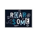 Picture of Roarsome _GroupedProduct_Rectangle_Landscape_Mini_ _GroupedProduct_Rectangle_Landscape_Canvas_Framed_