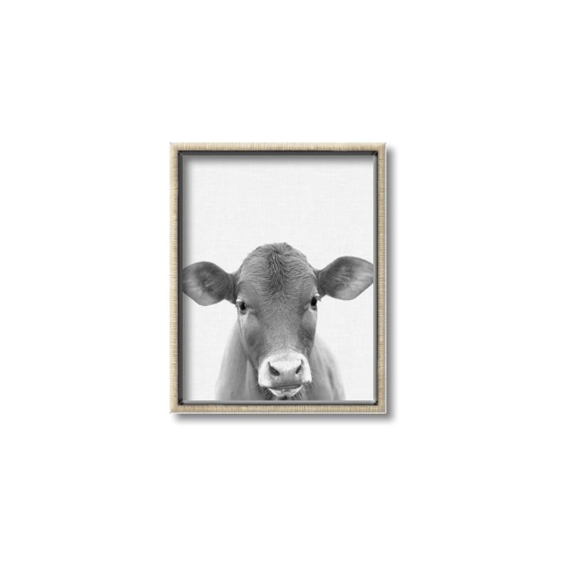 Picture of Cute Little Calf _GroupedProduct_Rectangle_Portrait_Mini_ _GroupedProduct_Rectangle_Portrait_Canvas_Framed_