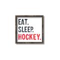 Picture of Eat Sleep Hockey _GroupedProduct_Square_Mini_ _GroupedProduct_Square_Canvas_Framed_