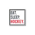 Picture of Eat Sleep Hockey _GroupedProduct_Square_Mini_ _GroupedProduct_Square_Canvas_Framed_