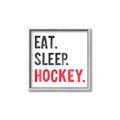 Picture of Eat Sleep Hockey _GroupedProduct_Square_Mini_ _GroupedProduct_Square_Canvas_Framed_