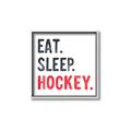 Picture of Eat Sleep Hockey _GroupedProduct_Square_Mini_ _GroupedProduct_Square_Canvas_Framed_