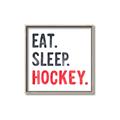 Picture of Eat Sleep Hockey _GroupedProduct_Square_Mini_ _GroupedProduct_Square_Canvas_Framed_