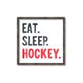 Picture of Eat Sleep Hockey _GroupedProduct_Square_Mini_ _GroupedProduct_Square_Canvas_Framed_