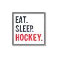 Picture of Eat Sleep Hockey _GroupedProduct_Square_Mini_ _GroupedProduct_Square_Canvas_Framed_