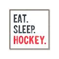 Picture of Eat Sleep Hockey _GroupedProduct_Square_Mini_ _GroupedProduct_Square_Canvas_Framed_