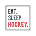 Picture of Eat Sleep Hockey _GroupedProduct_Square_Mini_ _GroupedProduct_Square_Canvas_Framed_