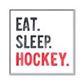 Picture of Eat Sleep Hockey _GroupedProduct_Square_Mini_ _GroupedProduct_Square_Canvas_Framed_