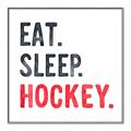 Picture of Eat Sleep Hockey _GroupedProduct_Square_Mini_ _GroupedProduct_Square_Canvas_Framed_