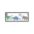 Picture of Tropical Dinos _GroupedProduct_Panel_Landscape_Mini_ _GroupedProduct_Panel_Landscape_Canvas_Framed_
