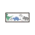 Picture of Tropical Dinos _GroupedProduct_Panel_Landscape_Mini_ _GroupedProduct_Panel_Landscape_Canvas_Framed_