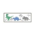 Picture of Tropical Dinos _GroupedProduct_Panel_Landscape_Mini_ _GroupedProduct_Panel_Landscape_Canvas_Framed_