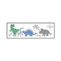 Picture of Tropical Dinos _GroupedProduct_Panel_Landscape_Mini_ _GroupedProduct_Panel_Landscape_Canvas_Framed_