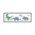Picture of Tropical Dinos _GroupedProduct_Panel_Landscape_Mini_ _GroupedProduct_Panel_Landscape_Canvas_Framed_