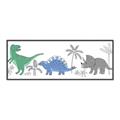 Picture of Tropical Dinos _GroupedProduct_Panel_Landscape_Mini_ _GroupedProduct_Panel_Landscape_Canvas_Framed_