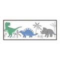 Picture of Tropical Dinos _GroupedProduct_Panel_Landscape_Mini_ _GroupedProduct_Panel_Landscape_Canvas_Framed_