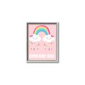 Picture of Dream Big Rainbow _GroupedProduct_Rectangle_Portrait_Mini_ _GroupedProduct_Rectangle_Portrait_Canvas_Framed_