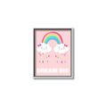 Picture of Dream Big Rainbow _GroupedProduct_Rectangle_Portrait_Mini_ _GroupedProduct_Rectangle_Portrait_Canvas_Framed_