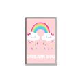 Picture of Dream Big Rainbow _GroupedProduct_Rectangle_Portrait_Mini_ _GroupedProduct_Rectangle_Portrait_Canvas_Framed_