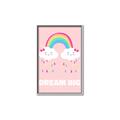 Picture of Dream Big Rainbow _GroupedProduct_Rectangle_Portrait_Mini_ _GroupedProduct_Rectangle_Portrait_Canvas_Framed_