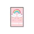 Picture of Dream Big Rainbow _GroupedProduct_Rectangle_Portrait_Mini_ _GroupedProduct_Rectangle_Portrait_Canvas_Framed_