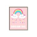 Picture of Dream Big Rainbow _GroupedProduct_Rectangle_Portrait_Mini_ _GroupedProduct_Rectangle_Portrait_Canvas_Framed_