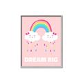 Picture of Dream Big Rainbow _GroupedProduct_Rectangle_Portrait_Mini_ _GroupedProduct_Rectangle_Portrait_Canvas_Framed_