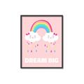 Picture of Dream Big Rainbow _GroupedProduct_Rectangle_Portrait_Mini_ _GroupedProduct_Rectangle_Portrait_Canvas_Framed_