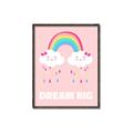 Picture of Dream Big Rainbow _GroupedProduct_Rectangle_Portrait_Mini_ _GroupedProduct_Rectangle_Portrait_Canvas_Framed_
