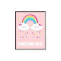 Picture of Dream Big Rainbow _GroupedProduct_Rectangle_Portrait_Mini_ _GroupedProduct_Rectangle_Portrait_Canvas_Framed_