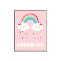 Picture of Dream Big Rainbow _GroupedProduct_Rectangle_Portrait_Mini_ _GroupedProduct_Rectangle_Portrait_Canvas_Framed_