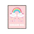 Picture of Dream Big Rainbow _GroupedProduct_Rectangle_Portrait_Mini_ _GroupedProduct_Rectangle_Portrait_Canvas_Framed_