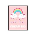 Picture of Dream Big Rainbow _GroupedProduct_Rectangle_Portrait_Mini_ _GroupedProduct_Rectangle_Portrait_Canvas_Framed_