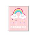 Picture of Dream Big Rainbow _GroupedProduct_Rectangle_Portrait_Mini_ _GroupedProduct_Rectangle_Portrait_Canvas_Framed_