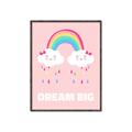 Picture of Dream Big Rainbow _GroupedProduct_Rectangle_Portrait_Mini_ _GroupedProduct_Rectangle_Portrait_Canvas_Framed_