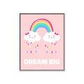 Picture of Dream Big Rainbow _GroupedProduct_Rectangle_Portrait_Mini_ _GroupedProduct_Rectangle_Portrait_Canvas_Framed_