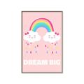 Picture of Dream Big Rainbow _GroupedProduct_Rectangle_Portrait_Mini_ _GroupedProduct_Rectangle_Portrait_Canvas_Framed_