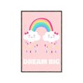 Picture of Dream Big Rainbow _GroupedProduct_Rectangle_Portrait_Mini_ _GroupedProduct_Rectangle_Portrait_Canvas_Framed_