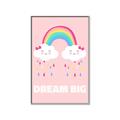 Picture of Dream Big Rainbow _GroupedProduct_Rectangle_Portrait_Mini_ _GroupedProduct_Rectangle_Portrait_Canvas_Framed_