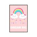Picture of Dream Big Rainbow _GroupedProduct_Rectangle_Portrait_Mini_ _GroupedProduct_Rectangle_Portrait_Canvas_Framed_