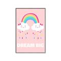Picture of Dream Big Rainbow _GroupedProduct_Rectangle_Portrait_Mini_ _GroupedProduct_Rectangle_Portrait_Canvas_Framed_