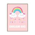 Picture of Dream Big Rainbow _GroupedProduct_Rectangle_Portrait_Mini_ _GroupedProduct_Rectangle_Portrait_Canvas_Framed_