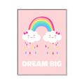 Picture of Dream Big Rainbow _GroupedProduct_Rectangle_Portrait_Mini_ _GroupedProduct_Rectangle_Portrait_Canvas_Framed_