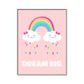 Picture of Dream Big Rainbow _GroupedProduct_Rectangle_Portrait_Mini_ _GroupedProduct_Rectangle_Portrait_Canvas_Framed_