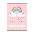 Picture of Dream Big Rainbow _GroupedProduct_Rectangle_Portrait_Mini_ _GroupedProduct_Rectangle_Portrait_Canvas_Framed_
