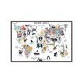 Picture of Animal World      _GroupedProduct_Rectangle_Landscape_Canvas_Framed_