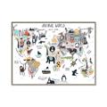 Picture of Animal World      _GroupedProduct_Rectangle_Landscape_Canvas_Framed_