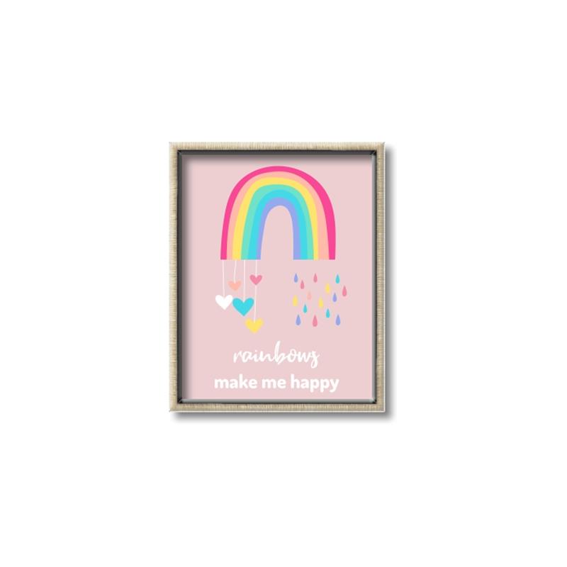 Picture of Happy Rainbows _GroupedProduct_Rectangle_Portrait_Mini_ _GroupedProduct_Rectangle_Portrait_Canvas_Framed_
